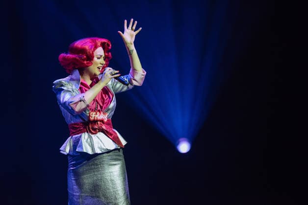 Edinburgh Fringe Festival Highlights Frisky and Manish at the Edinburgh Fringe Festival, Edinburgh, United Kingdom, 2019., Credit:David Monteith-Hodge Edinburgh Festival Fringe Society B66 Avalon  Copyright: xDavidxMonteith-Hodgex xEdinburghxFestivalxFringexSocietyx xB66x xAvalonx 1121056099