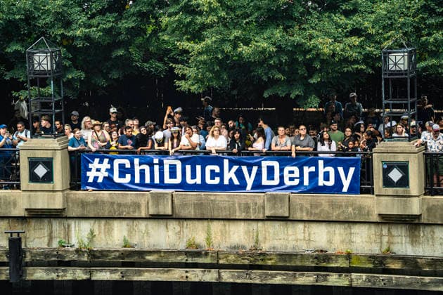 August 6, 2026, Chicago, Illinois, USA: 2026 Chicago Ducky Derby to benefit Special Olimpics. More than 90,000 rubber ducks were dumped into the Chicago River and later collected by the volunteers. Chicago USA - ZUMAk205 20260806_zmp_k205_018 Copyright: xSandraxKozintsevax