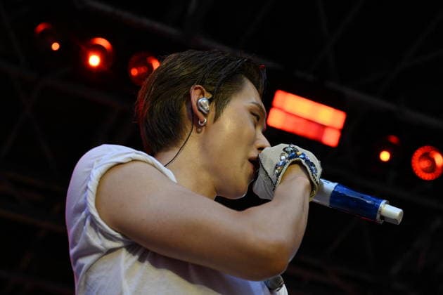 Artists Perform At Z100 Summer Bash 2026 Yeonjun performs at Z100 Summer Bash 2026 at Hudson Yards in New York, New York, United States on Thursday, August 6, 2026. Choi Yeon-jun, known as Yeonjun, is a South Korean singer, songwriter, and member of the K-pop boy band Tomorrow X Together (TXT). Photo by Kyle Mazza CNP ABACAPRESS.COM New York New York United States  Copyright: xCNP ABACAx