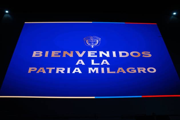 Security tightened in Cali of Colombia s presidential inauguration CALI, COLOMBIA - AUGUST 6: A view of a banner in the city of Cali, Colombia, on August 6, 2026. As authorities implement extensive security measures ahead of the presidential inauguration of President-elect Abelardo de la Espriella on August 7. More than 11,000 members of the police and military have been deployed throughout the city and its main access routes, while local authorities imposed restrictions including a ban on alcohol sales, a car-free day and a prohibition on drone flights. Juancho Torres Anadolu Cali Colombia. Editorial use only. Please get in touch for any other usage.  Copyright: x2026xAnadoluxJuanchoxTorresx