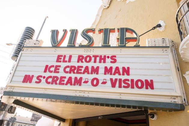 August 6, 2026, Los Angeles, California, USA: Exterior view of The Vista Theater Eli Roth s ICE CREAM MAN Los Angeles red carpet premiere. Los Angeles USA  - ZUMAb173 20260806_aap_b173_036 Copyright: xBillyxBennightx
