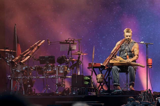 Xavier Rudd live beim 1. Openair Solothurn auf dem Schanzenplatz. Solothurn, 06.08.2026 *** Xavier Rudd live at 1 Openair Solothurn on Schanzenplatz in Solothurn, August 6, 2026 Foto:xP.xFrauchigerx xFuturexImagex ruud_6805
