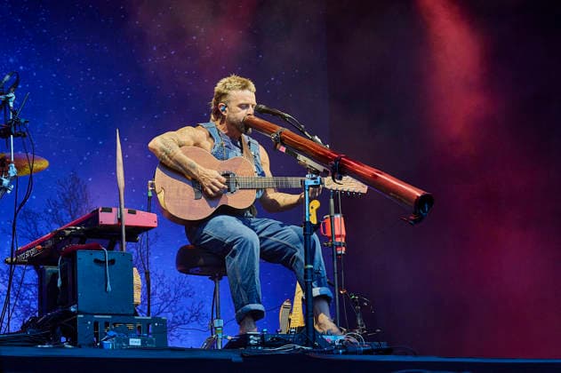 Xavier Rudd live beim 1. Openair Solothurn auf dem Schanzenplatz. Solothurn, 06.08.2026 *** Xavier Rudd live at 1 Openair Solothurn on Schanzenplatz in Solothurn, August 6, 2026 Foto:xP.xFrauchigerx xFuturexImagex ruud_6808