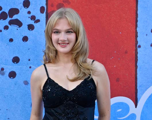 Cast member Sarah Abbot attends the premiere of the motion picture dark comedy Ice Cream Man at the Vista Theater in Los Angeles on Thursday, August 6, 2026. Storyline: An idyllic summer town descends into madness when an ice cream man serves kids sweet delights with horrifying results.  LAP2026080605 JIMxRUYMEN