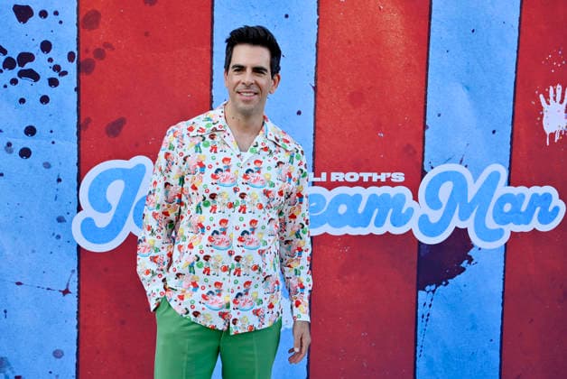 Cast member, director and producer Eli Roth attends the premiere of the motion picture dark comedy Ice Cream Man at the Vista Theater in Los Angeles on Thursday, August 6, 2026. Storyline: An idyllic summer town descends into madness when an ice cream man serves kids sweet delights with horrifying results.  LAP20260806088 JIMxRUYMEN