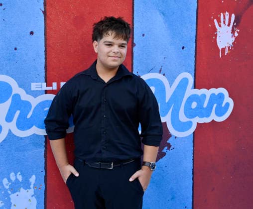Cast member Ivano DiCarol attends the premiere of the motion picture dark comedy Ice Cream Man at the Vista Theater in Los Angeles on Thursday, August 6, 2026. Storyline: An idyllic summer town descends into madness when an ice cream man serves kids sweet delights with horrifying results.  LAP2026080620 JIMxRUYMEN