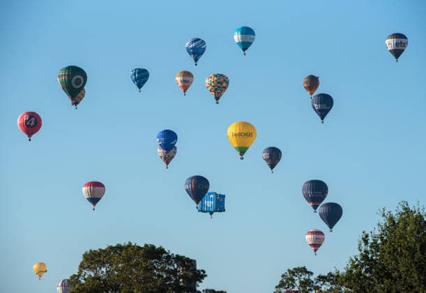 August 7, 2026, Bristol, Bristol, UK: Bristol, UK. Hot air balloons take off in a mass ascent from Ashton Court on Friday morning for the official opening of the 2026 48th Bristol International Balloon Fiesta in partnership with Albert Goodman which takes place from from Friday, August 7, to Sunday, August 9, with mass ascents and night glows celebrating the city of Bristol and its heritage links to hot air ballooning. There will be an expanded special shapes line-up featuring beloved classics, recent favourites and new additions. Bristol UK  - ZUMAl94_ 20260807_zaf_l94_023 Copyright: xSimonxChapmanx