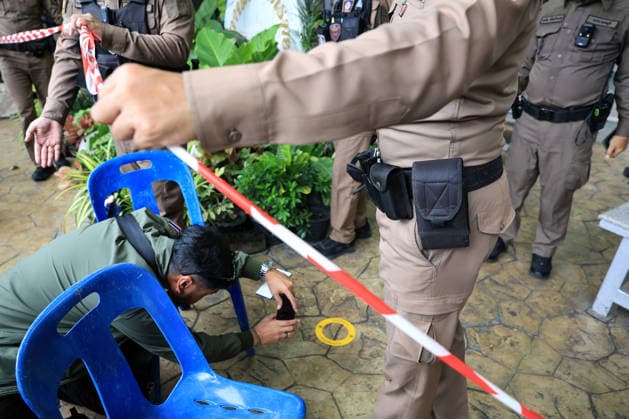 Death toll rises to 7 in Thailand school shooting: Local media BANGKOK, THAILAND - AUGUST 7: Police officers work on the site of a shooting at Debsirin Nonthaburi School in Bang Kruai district, Nonthaburi province, north of Bangkok, Thailand on August 7, 2026. Valeria Mongelli Anadolu Bangkok Thailand. Editorial use only. Please get in touch for any other usage.  Copyright: x2026xAnadoluxValeriaxMongellix