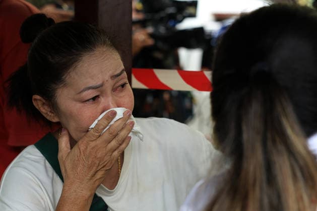 Death toll rises to 7 in Thailand school shooting: Local media BANGKOK, THAILAND - AUGUST 7: A relative of one of the victims reacts on the site of a shooting at Debsirin Nonthaburi School in Bang Kruai district, Nonthaburi province, north of Bangkok, Thailand on August 7, 2026. Valeria Mongelli Anadolu Bangkok Thailand. Editorial use only. Please get in touch for any other usage.  Copyright: x2026xAnadoluxValeriaxMongellix
