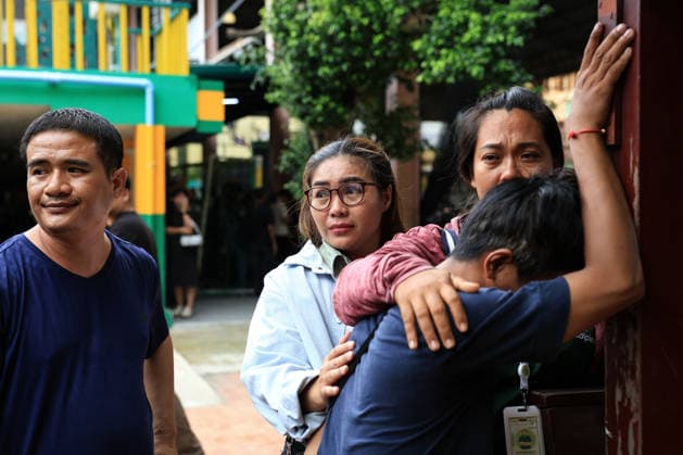 Death toll rises to 7 in Thailand school shooting: Local media BANGKOK, THAILAND - AUGUST 7: A person close to one of the victims react following a shooting at Debsirin Nonthaburi School in Bang Kruai district, Nonthaburi province, north of Bangkok, Thailand on August 7, 2026. Valeria Mongelli Anadolu Bangkok Thailand. Editorial use only. Please get in touch for any other usage.  Copyright: x2026xAnadoluxValeriaxMongellix
