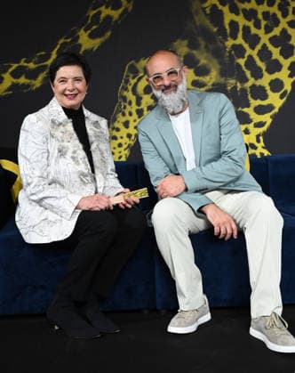 LFF 2026 - Isabella Rossellini At Excellence Award Photocall Isabella Rossellini and Giona Nazzaro, artistic director of the Locarno Film Festival, attend the Excellence Award photocall during the 2026 Locarno Film Festival in Locarno, Switzerland on August 6, 2026. Photo by Nick Zonna IPA ABACAPRESS.COM Locarno Switzerland  Copyright: xZonnaxNick IPA ABACAx