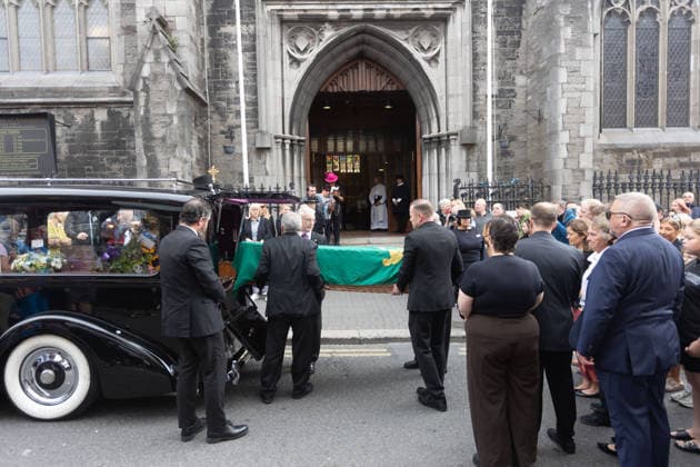 The funeral of Brenda Fricker in Dublin 06.08.2026. The funeral of Brenda Fricker in Dublin.  Copyright: xGaryxAshex NINTCHDBPICT001099704416