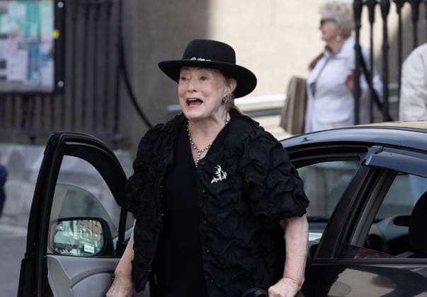 The funeral of Brenda Fricker in Dublin 06.08.2026. The funeral of Brenda Fricker in Dublin. Joan Bergin  Copyright: xGaryxAshex NINTCHDBPICT001099704496