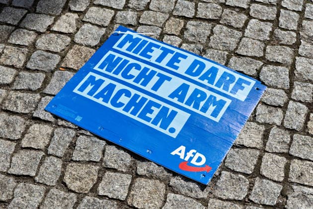 Berlin,07.08.2026,Wahlplakat der Partei AfD zur Wahl zum 20.Abgeordnetenhaus von Berlin sowie zu den Bezirksverordnetenversammlungen am 20.09.2026. *** Berlin, August 7, 2026—Election poster for the AfD party for the election to the 20th Berlin House of Representatives and the district councils on September 20, 2026