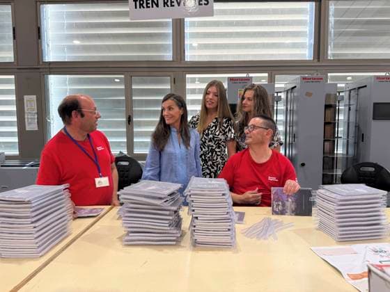 Spanish Queen Letizia and Princess Leonor and Sofia during visit Esment foundation in Mallorca on Friday, 7 August 2026. Cordon Press 