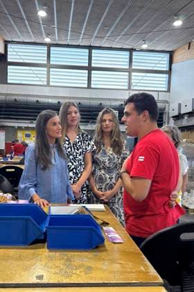 Spanish Queen Letizia and Princess Leonor and Sofia during visit Esment foundation in Mallorca on Friday, 7 August 2026. Cordon Press 