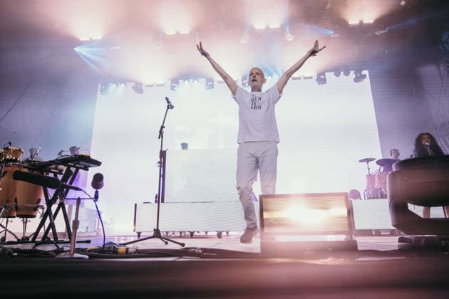 06.08.2026, Tartu. Moby performed a live show at the Tartu Song Festival Grounds, celebrating the 25th anniversary of his iconic album Play. Photo: Dmitri Kotjuh Järva Teataja Tartu Tartumaa Estonia 2DK06AUG26F042  Copyright: xDmitrixKotjuhx Moby