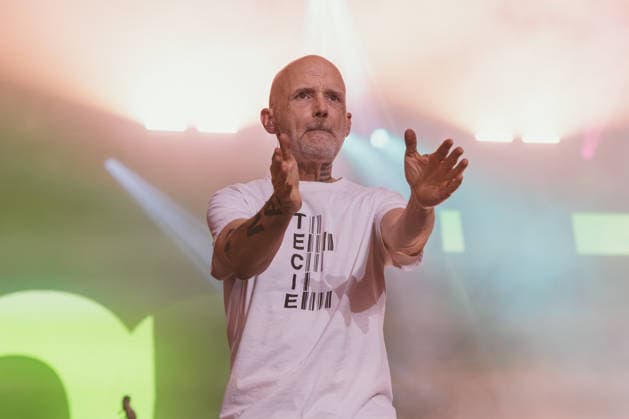 06.08.2026, Tartu. Moby performed a live show at the Tartu Song Festival Grounds, celebrating the 25th anniversary of his iconic album Play. Photo: Dmitri Kotjuh Järva Teataja Tartu Tartumaa Estonia 2DK06AUG26F048  Copyright: xDmitrixKotjuhx Moby