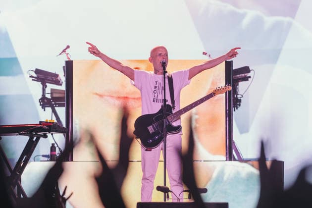 06.08.2026, Tartu. Moby performed a live show at the Tartu Song Festival Grounds, celebrating the 25th anniversary of his iconic album Play. Photo: Dmitri Kotjuh Järva Teataja Tartu Tartumaa Estonia 2DK06AUG26F146  Copyright: xDmitrixKotjuhx Moby