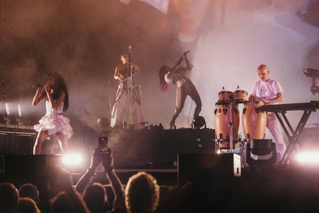 06.08.2026, Tartu. Moby performed a live show at the Tartu Song Festival Grounds, celebrating the 25th anniversary of his iconic album Play. Photo: Dmitri Kotjuh Järva Teataja Tartu Tartumaa Estonia 2DK06AUG26F159  Copyright: xDmitrixKotjuhx Moby
