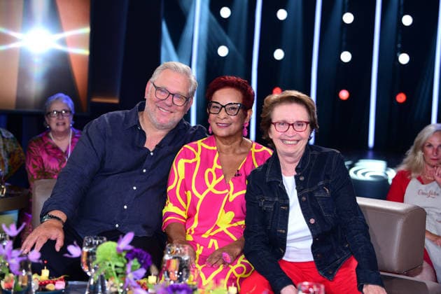 Boris Rogosch, Gretta Guilarte and Helga Mandel during the NDR Talk Show at NDR Studios on August 7, 2026 in Hamburg, Germany NDR Talk Show on August 7, 2026 in Hamburg, Germany *** Boris Rogosch, Gretta Guilarte, and Helga Mandel during the NDR Talk Show at the NDR Studios on August 7, 2026, in Hamburg, Germany; NDR Talk Show on August 7, 2026, in Hamburg, Germany