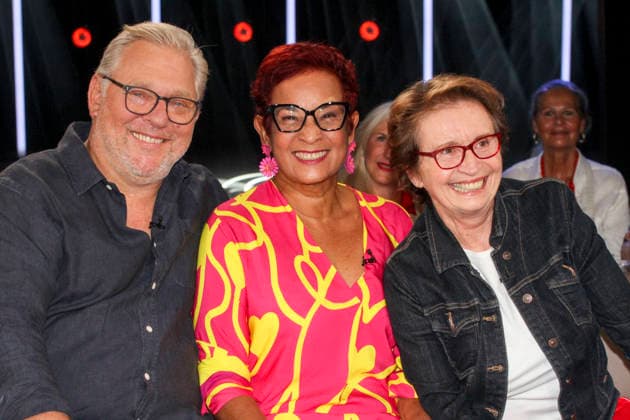 ABB TALKSHOW- Gruender und Koechinnen von OmaLiebe e.V. Boris Rogosch, Helga Mandel und Gretta Guilarte zu Gast in der NDR Talkshow aus dem NDR 3 Studio am Freitag 07.08.2027 in Hamburg Aufzeichnung vom 26.06.2026 Hamburg Deutschland *** ABB TALK SHOW: Founders and Cooks of OmaLiebe e.V.—Boris Rogosch, Helga Mandel, and Gretta Guilarte as guests on the NDR talk show from the NDR 3 studio on Friday, August 7, 2027, in Hamburg. Recorded on June 26, 2026, in Hamburg, Germany