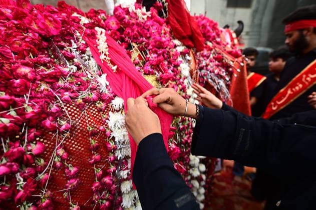 August 7, 2026, Prayagraj, Uttar Pradesh, India: Prayagraj: Muslims take part in 72 Taboot procession following Muharram month, in Prayagraj on Friday, August 7, 2026. Prayagraj India - ZUMAv115 20260807_zap_v115_003 Copyright: xPrabhatxKumarxVermax