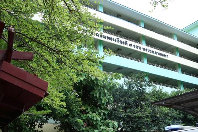 (260807) -- NONTHABURI , Aug. 7, 2026 -- The building where the shooting occurred is pictured at Debsirin Nonthaburi School in Nonthaburi province, Thailand, Aug. 7, 2026. Thai Prime Minister Anutin Charnvirakul said on Friday afternoon that eight people were confirmed dead, including the gunman and his grandparents, and over 30 people were injured, with nine in critical condition, as a gunman opened fire at a school and home in Nonthaburi province earlier the day. Local police were notified around 10 a.m. local time after a gunman opened fire at Debsirin Nonthaburi School in the Bang Kruai district of Nonthaburi province on the northwestern outskirts of Bangkok. Anutin also said such an incident must not be allowed to happen again, noting 