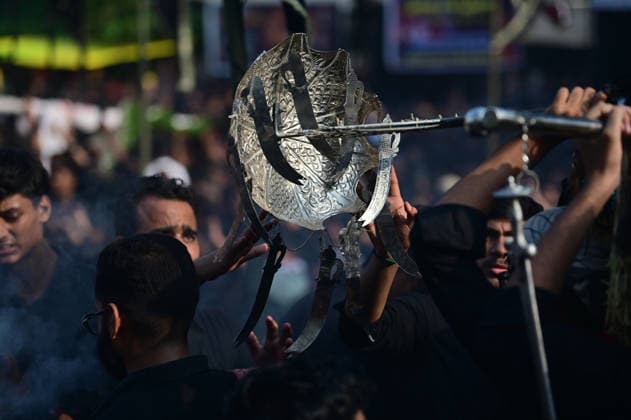 August 7, 2026, Prayagraj, Uttar Pradesh, India: Prayagraj: Muslims take part in 72 Taboot procession following Muharram month, in Prayagraj on Friday, August 7, 2026. Prayagraj India  - ZUMAv115 20260807_zap_v115_045 Copyright: xPrabhatxKumarxVermax
