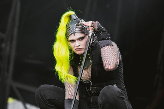 Skynd performing live at Bloodstock 2026 Skynd Ronnie James Dio Stage Bloodstock 2026 Catton Hall & Park Friday 7th August, Credit:Justine Louise Avalon  Copyright: xJustinexLouisex xAvalonx 1121277591