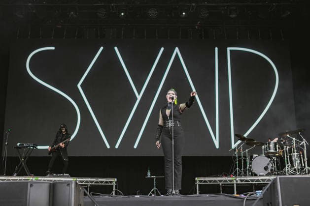 Skynd performing live at Bloodstock 2026 Skynd Ronnie James Dio Stage Bloodstock 2026 Catton Hall & Park Friday 7th August, Credit:Justine Louise Avalon  Copyright: xJustinexLouisex xAvalonx 1121277675