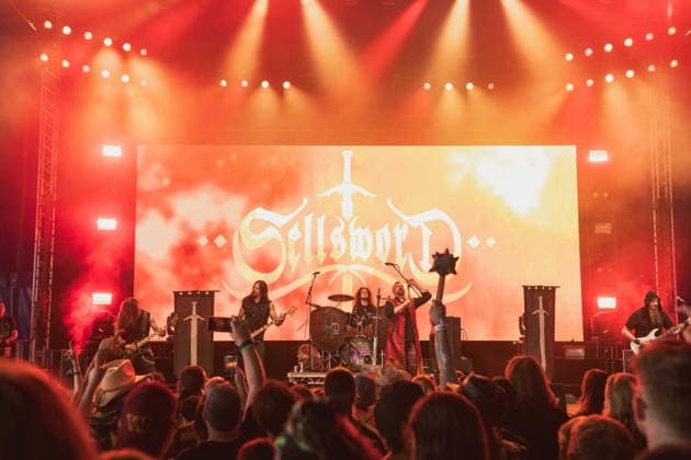 Sellsword live at Bloodstock 2026 Sellsword Sophie Lancaster Stage Bloodstock 2026 Catton Hall & Park Friday 7th August, Credit:Justine Louise Avalon  Copyright: xJustinexLouisex xAvalonx 1121295261
