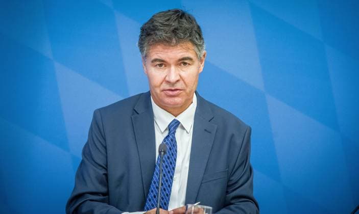 August 11, 2026, Munich, Bavaria, Germany: Bavarian Secret Service President MANFRED HAUSER. The Bavarian Verfassungsschutz (Secret Service, Office for the Protection of the Constitution) released its half-year report detailing the current threats to Bavaria and the country. The latest threats includes upticks in espionage, saboteurs, Islamist extremism and terror, as well as movements that seek to split society. Recent cases, such as the CSD attack in Berlin and the drone with explosives found at a Leipzig airport, have raised alert and readiness levels against all threats. Munich Germany  - ZUMAb160 20260811_abp_b160_018 Copyright: xSachellexBabbarx