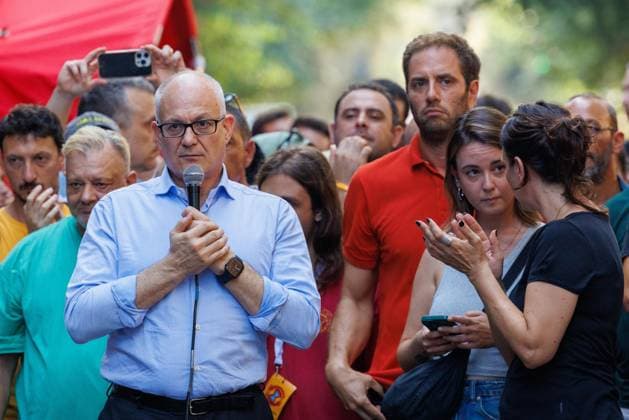 August 7, 2026, Rome, Roma, Italy: Mayor Roberto Gualtieri participates in the public meeting of Spin Time Rome, 07 08 26 Rome Italy  - ZUMAa289 20260807_zia_a289_001 Copyright: xFrancescoxFotiax xAgfx