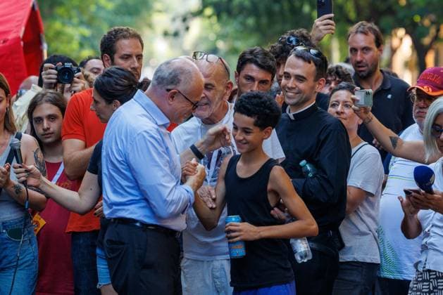 August 7, 2026, Rome, Roma, Italy: Mayor of Rome Roberto Gualtieri participates in the public meeting of Spin Time, Rome, 07 08 26 Rome Italy  - ZUMAa289 20260807_zia_a289_015 Copyright: xFrancescoxFotiax xAgfx