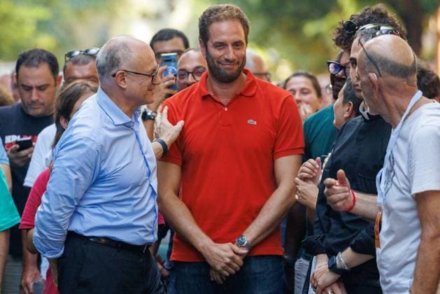 August 7, 2026, Rome, Roma, Italy: Mayor Roberto Gualtieri participates in the public meeting of Spin Time Rome, 07 08 26 Rome Italy  - ZUMAa289 20260807_zia_a289_019 Copyright: xFrancescoxFotiax xAgfx