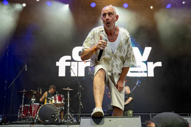 Zak Tell, lead singer of the Swedish-Norwegian band Clawfinger, at the 29th Brutal Assault extreme music festival in Josefov fortress near Jaromer, Nachod district, Hradec Kralove Region, Czech Republic, August 7, 2026. (CTKxPhoto DavidxTanecek) CTKPhotoP2026080706842  CTKPhotoP2026080706842