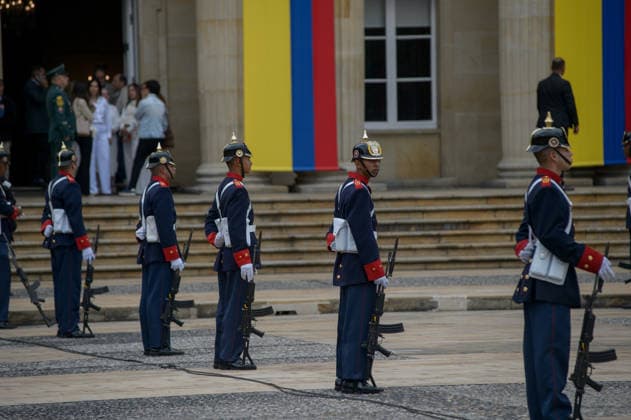 August 7, 2026, Bogota, Bogota D.C, Colombia: Colombian left-wing president Gustavo Petro (2022-2026) leaves the presidential palace Palacio de Narino ahead of the inauguration of president-elect Abelardo De la Espriella on August 7, 2026 in Bogota, Colombia. Bogota Colombia  - ZUMAvp1_ 20260807_zia_vp1_005 Copyright: xSebastianxBarrosx