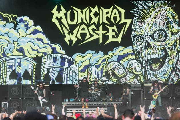 Municipal Waste live at Bloodstock 2026 Municipal Waste Ronnie James Dio Stage Bloodstock 2026 Catton Hall & Park Friday 7th August, Credit:Justine Louise Avalon  Copyright: xJustinexLouisex xAvalonx 1121365504