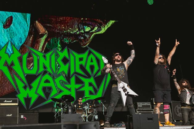 Municipal Waste live at Bloodstock 2026 Municipal Waste Ronnie James Dio Stage Bloodstock 2026 Catton Hall & Park Friday 7th August, Credit:Justine Louise Avalon  Copyright: xJustinexLouisex xAvalonx 1121365540