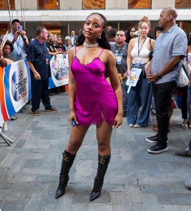 August 7, 2026, New York, Ny, United States: Ayra Starr performs at The Today Show 2026 Citi Concert Series. Held at Rockefeller Plaza in New York. Zuma Press August 7, 2026. New York United States - ZUMAp281 20260807_zea_p281_013 Copyright: xPhotoxImagexPressx