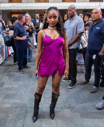 August 7, 2026, New York, Ny, United States: Ayra Starr performs at The Today Show 2026 Citi Concert Series. Held at Rockefeller Plaza in New York. Zuma Press August 7, 2026. New York United States - ZUMAp281 20260807_zea_p281_021 Copyright: xPhotoxImagexPressx