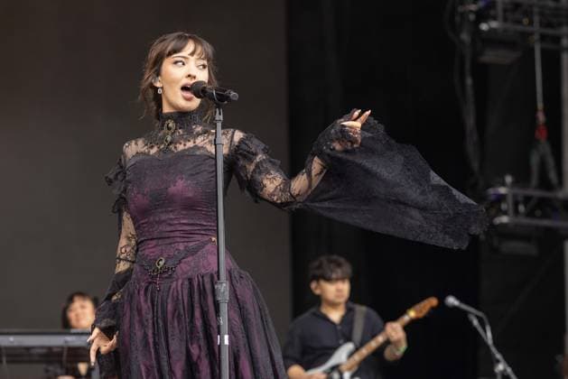 August 7, 2026, San Francisco, California, USA: Canadian singer FAOUZIA (FAOUZIA OUIHYA) during Outside Lands Music Festival in San Francisco, California San Francisco USA  - ZUMAs135 20260807_zap_s135_020 Copyright: xDanielxDeSloverx