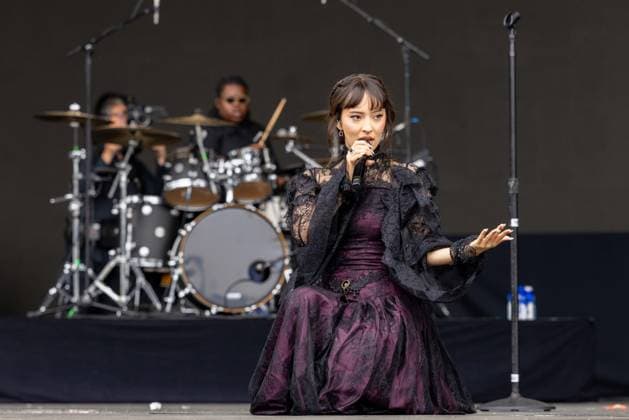 August 7, 2026, San Francisco, California, USA: Canadian singer FAOUZIA (FAOUZIA OUIHYA) during Outside Lands Music Festival in San Francisco, California San Francisco USA  - ZUMAs135 20260807_zap_s135_030 Copyright: xDanielxDeSloverx