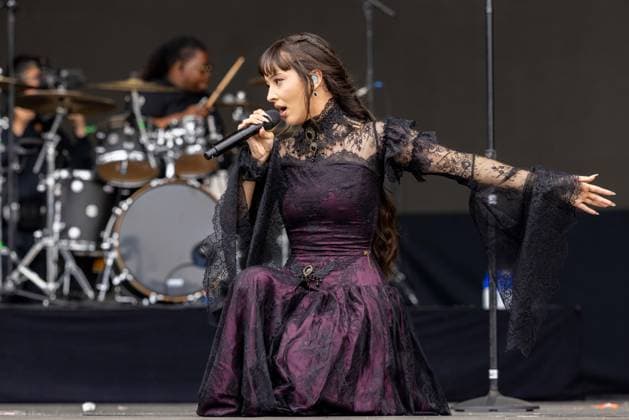 August 7, 2026, San Francisco, California, USA: Canadian singer FAOUZIA (FAOUZIA OUIHYA) during Outside Lands Music Festival in San Francisco, California San Francisco USA  - ZUMAs135 20260807_zap_s135_031 Copyright: xDanielxDeSloverx