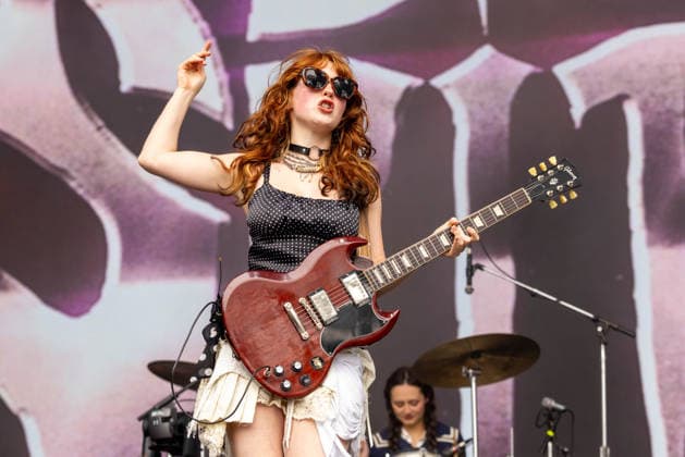 August 7, 2026, San Francisco, California, USA: ELEANOR LIVINGINSTON of Die Spitz during Outside Lands Music Festival in San Francisco, California San Francisco USA  - ZUMAs135 20260807_zap_s135_058 Copyright: xDanielxDeSloverx