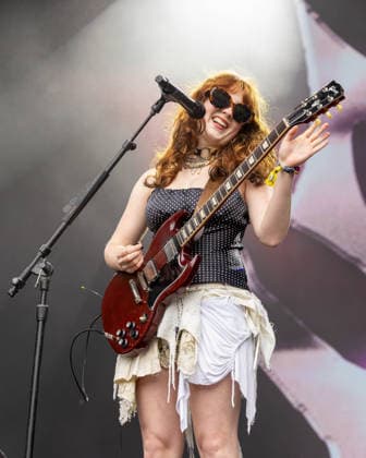 August 7, 2026, San Francisco, California, USA: ELEANOR LIVINGINSTON of Die Spitz during Outside Lands Music Festival in San Francisco, California San Francisco USA  - ZUMAs135 20260807_zap_s135_060 Copyright: xDanielxDeSloverx