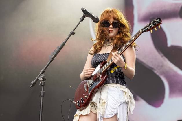 August 7, 2026, San Francisco, California, USA: ELEANOR LIVINGINSTON of Die Spitz during Outside Lands Music Festival in San Francisco, California San Francisco USA  - ZUMAs135 20260807_zap_s135_061 Copyright: xDanielxDeSloverx