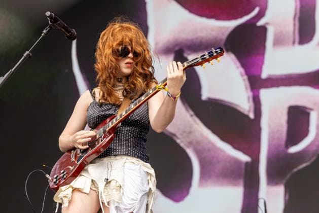 August 7, 2026, San Francisco, California, USA: ELEANOR LIVINGINSTON of Die Spitz during Outside Lands Music Festival in San Francisco, California San Francisco USA  - ZUMAs135 20260807_zap_s135_064 Copyright: xDanielxDeSloverx