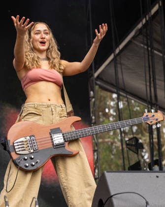 August 7, 2026, San Francisco, California, USA: KATE HALTER of Die Spitz during Outside Lands Music Festival in San Francisco, California San Francisco USA  - ZUMAs135 20260807_zap_s135_074 Copyright: xDanielxDeSloverx